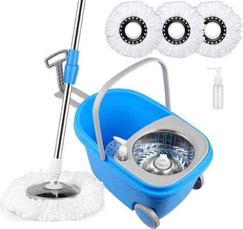 Amazon.com: Clorox Nesting Spin Mop - Two-Bucket System, Easy Fill ...