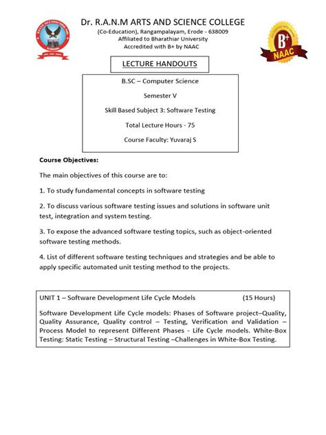 Software Testing Lecture 的图像结果