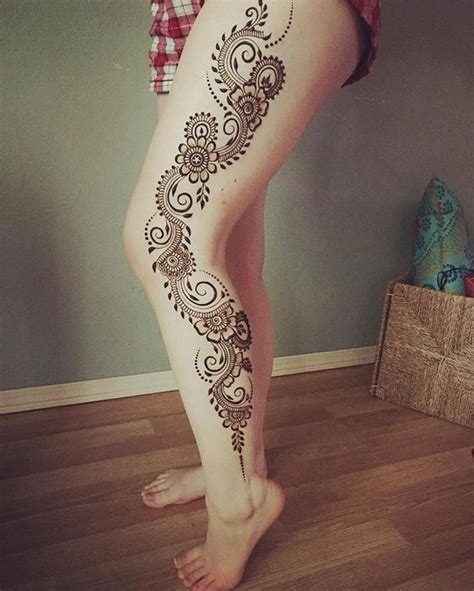 Trending Henna Tattoo Designs For Legs - K4 Fashion