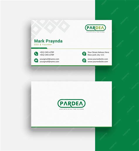 Simple Business Card Template 的图像结果
