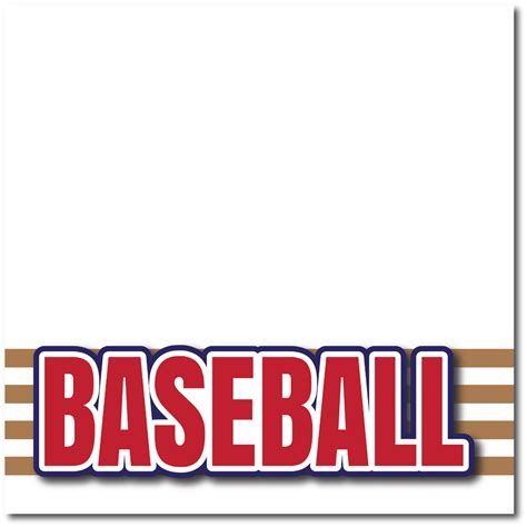 Baseball Scrapbook Paper 的图像结果