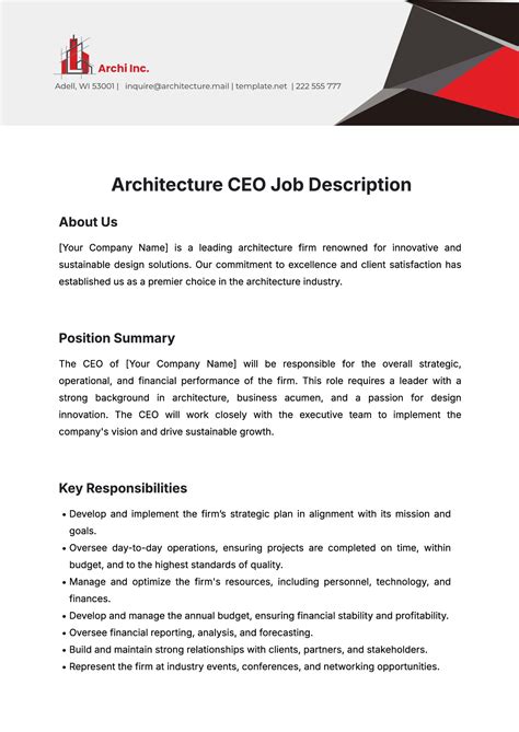 Free Architecture Case Study Template to Edit Online