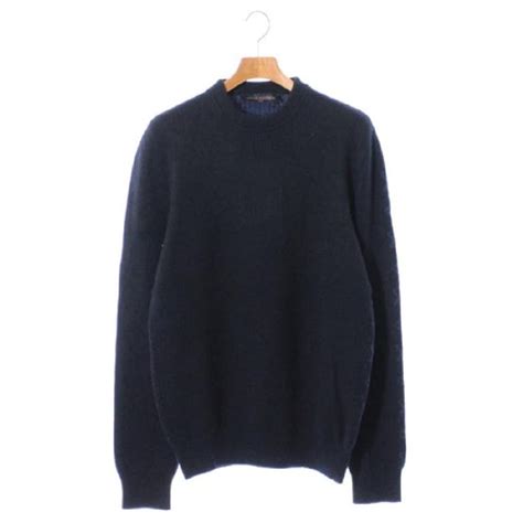 Louis Vuitton Knit Sweater Navy blue Cashmere Wool ref.698348 - Joli Closet