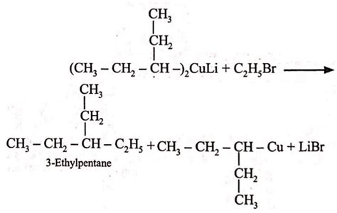 An alkane C 7 H 16 is produced by the reaction of lithium di-3 ...