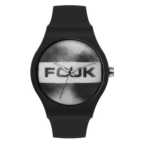 Buy Fcuk Watches Analog Black Dial Watch for Men - FC176B Online