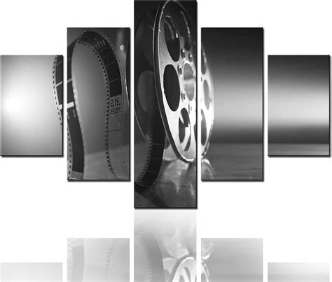 Buy Movie Theater Decor Vintage Film Reel Pictures Movie Reel Circle ...