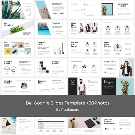 Be. Google Slides Template +30 Photos - MasterBundles