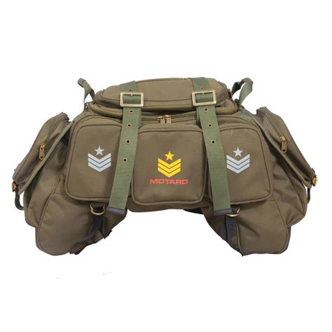 MOTARD Bombardier 65 Liters Motorcycle Tail Bag | Military Tactical ...