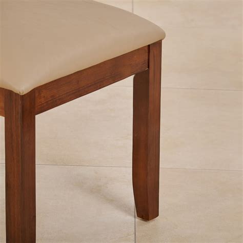 Buy (Refurbished) Oxville Set of 2 Faux Leather Dining Chairs - Beige ...