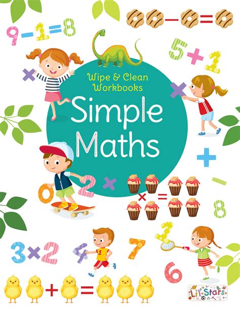 JoGenii |Simple Maths - Wipe & Clean Workbook with free Pen | Pegasus