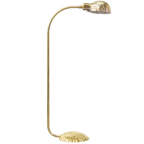 Vintage Brass Shell Floor Lamp by Stiffel at 1stDibs | vintage brass ...