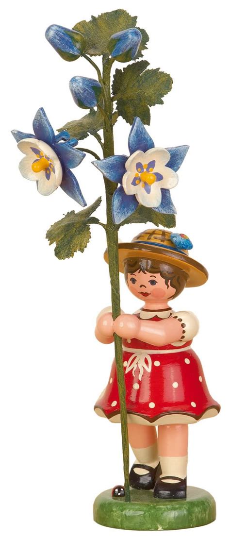 Blumenkind Mädchen mit Akelei, 17 cm online kaufen