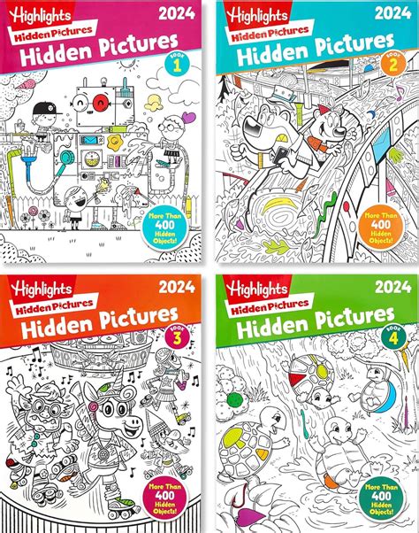 Highlights for Children Hidden Pictures 2024 Activity Books for Kids ...