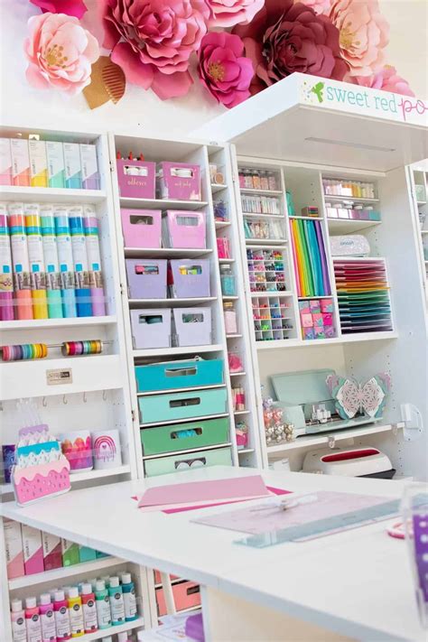 New Year, New Craft Room | Craft room design inspiration, Craft tables ...