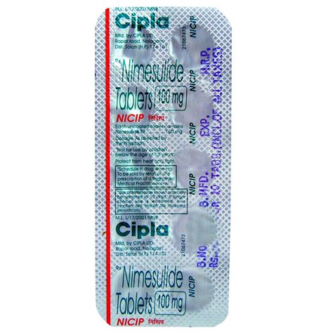 Nicip Tablet | Uses, Side Effects, Price | Apollo Pharmacy