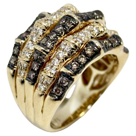 Australian Argyle Chocolate Diamonds Ring at 1stDibs
