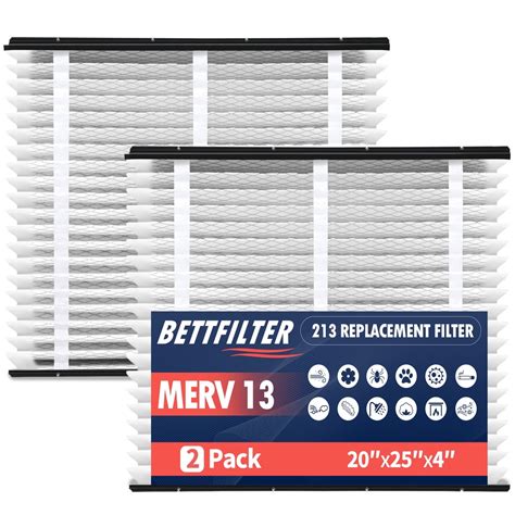 2 Pack 213 Replacement Filter,MERV 13 20x25x4,Compatible with AprilAire ...