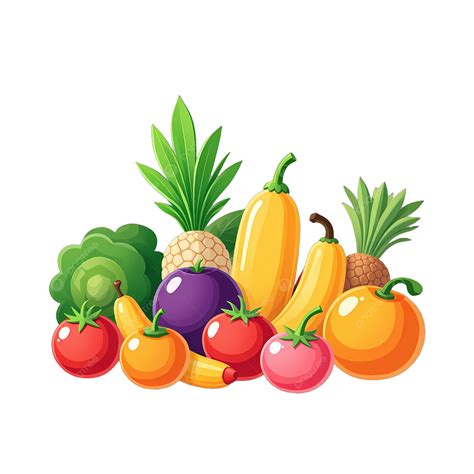 Fruits And Vegetables Clipart