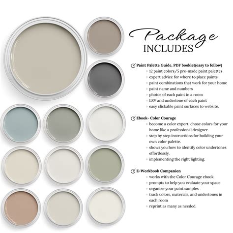 Benjamin Moore Revere Pewter Color Palette Complementary Color Palette ...