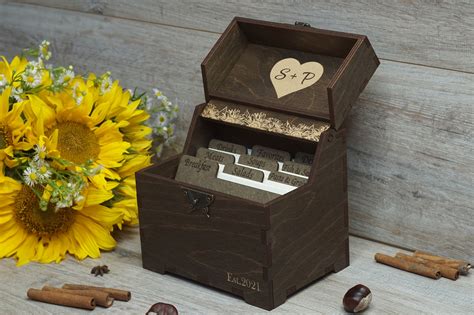 Image result for Recipe Card File Box