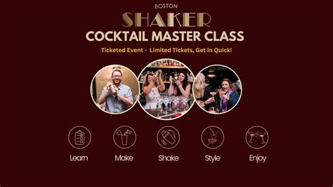 Cocktail Class 12th Jan 2025 , Boston Shaker Bar, Mooloolaba, 12 ...
