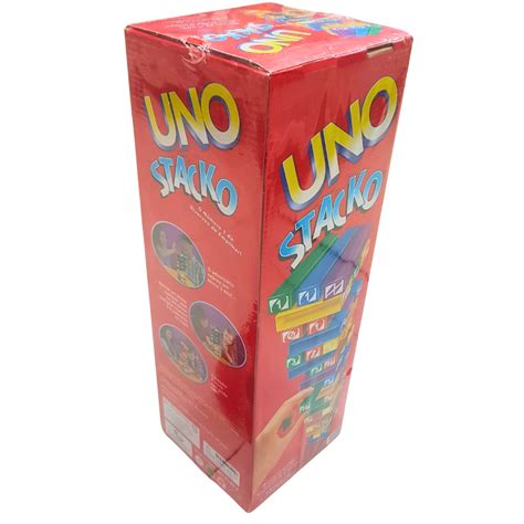 UNO Stacko Block Game - Colorful Stacking Fun for Kids and Families ...