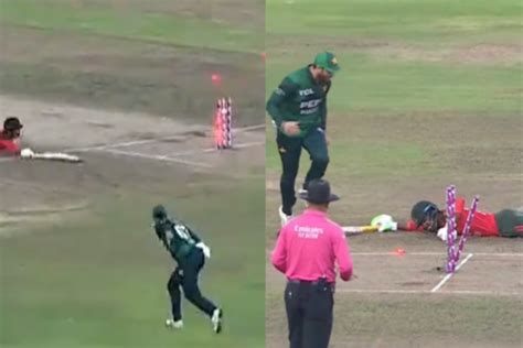 [WATCH] Direct Throw & a Fiery Send-Off From Salman Agha Sends Towhid ...