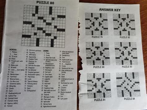 Found my first crossword misprint. : r/mildlyinteresting
