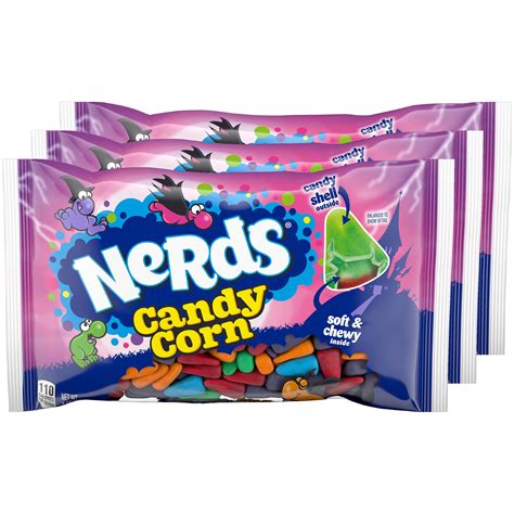 Nerds Halloween Candy Corn, Assorted Flavors, 8 oz Bag (Pack of 3 ...