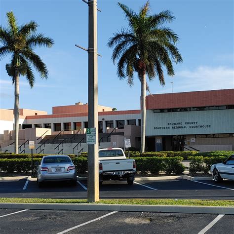 BROWARD COUNTY SOUTH REGIONAL COURTHOUSE - Hollywood FL - Hours ...