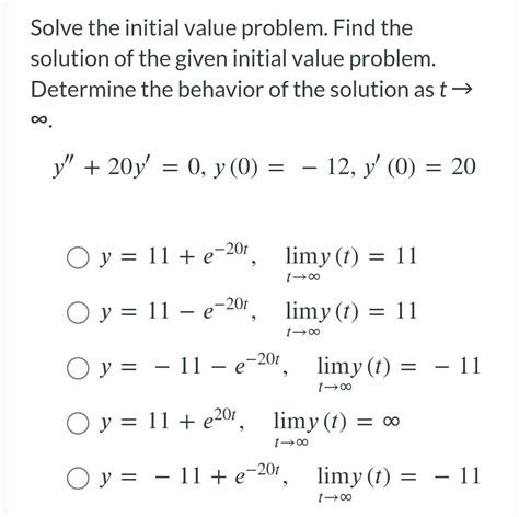 Image result for Solution and Initial Value Problem