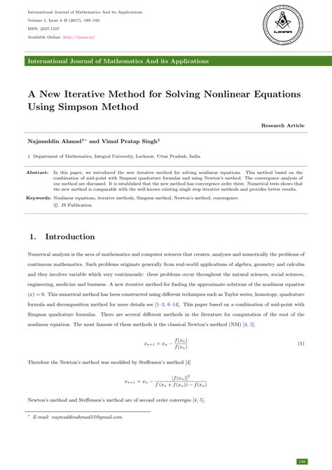 Image result for Iterative Method for Solving Nonlinear Equations