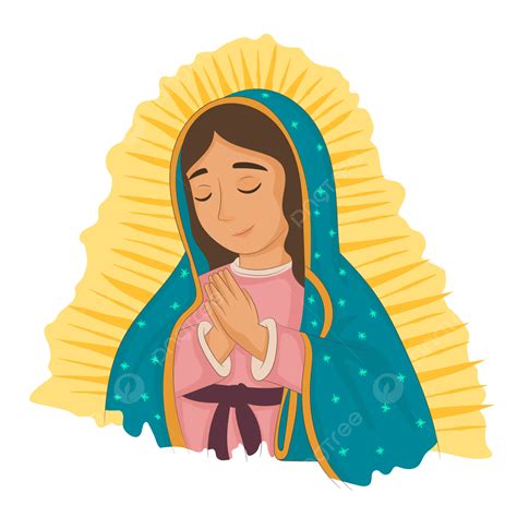 Our Lady Of Guadalupe Vector, Guadalupe, Maria, Virgin PNG and Vector with Transparent ...