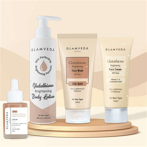 Glutathione Skin Perfecting Brightening & Dark Spots Removal 4 Steps S