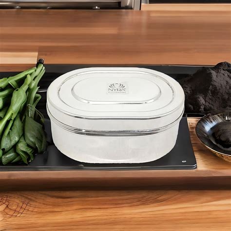 Nyra® Capsule Shaped Stainless Steel Food Storage Container – Nyra ...