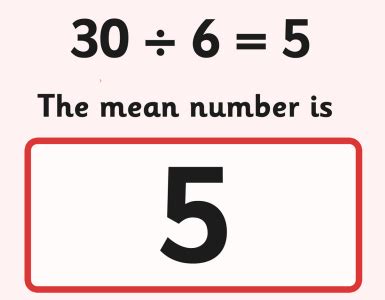 What is the Mean in Maths? Definition & Examples | Twinkl