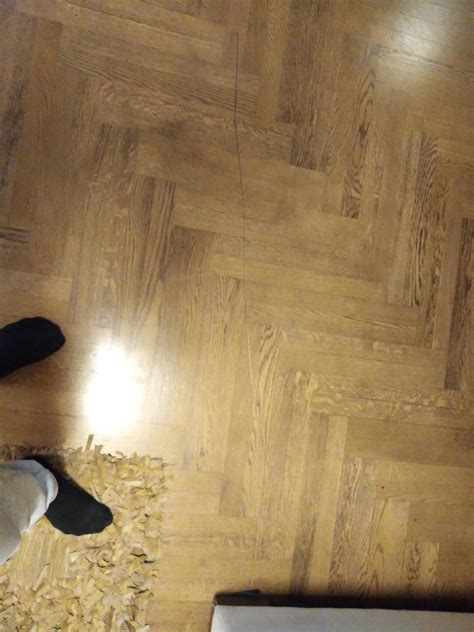 Had a party and we moved some furniture and scratched thefloor any idea how do I make it less ...