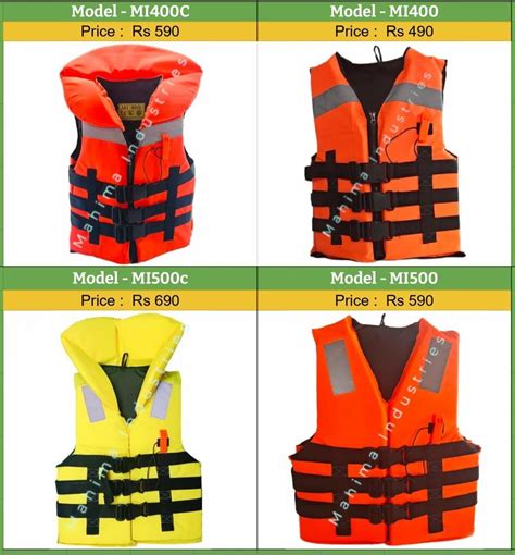 Life Jacket & Life Buoys - MMD / IRS type Overhead Life Jacket ...