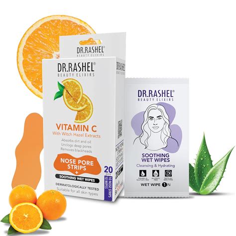 DR.RASHEL Vitamin C Nose Strips | With Witch Hazel & Charcoal ...