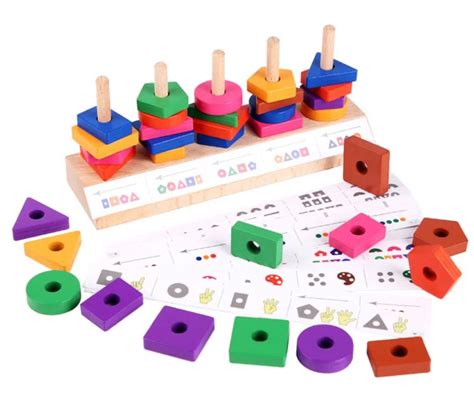 Wooden Blocks Matching Puzzle game | toddler learning - ToyArtsy