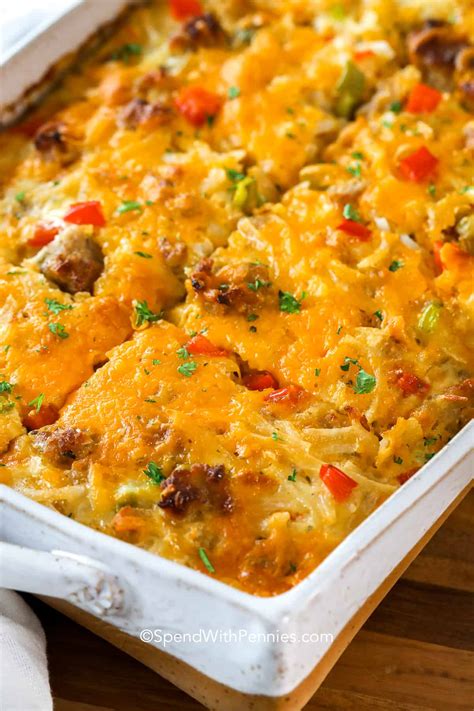 Cheesy Chicken Casserole - Spend With Pennies