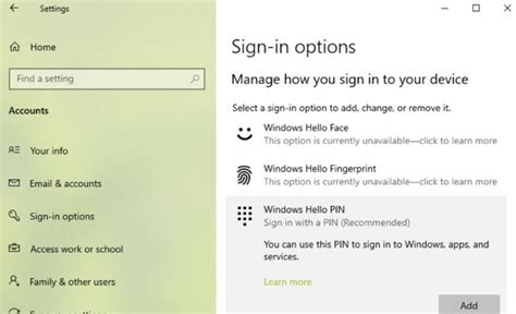 Image result for Windows Hello Pin Problems