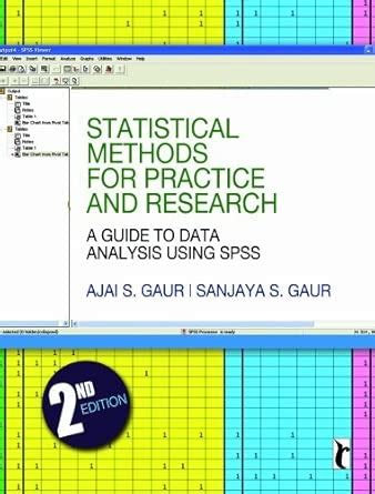 Statistical Methods for Practice and Research, 2nd ed. : Amazon.in: Books