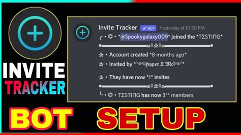 Image result for How to Setup Invite Tracker Bot
