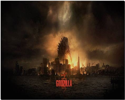 SKY DOT godzilla movies digital art movie poster wallpaper Mousepad ...