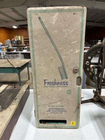 Image result for Chewable Toothbrush Vending Machine