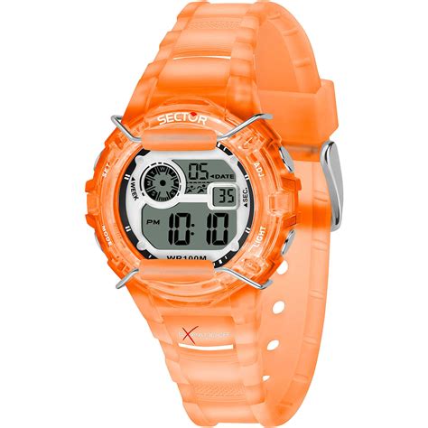 orologio digitale uomo Sector Ex-05 Arancione R3251526002 digitali Sector