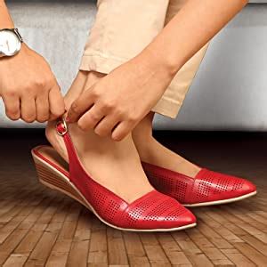 Buy Khadims Womens Copper Brown Faux Leather Wedges - 9 at Amazon.in