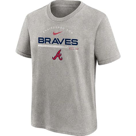 Nike Youth Atlanta Braves Team Engineered T-shirt | Academy