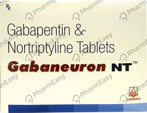 Gabaneuron Nt Strip Of 15 Tablets: Uses, Side Effects, Price & Dosage ...